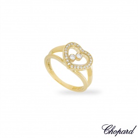 Chopard Yellow Gold Happy Diamonds Ring Chopard Yellow Gold Happy Diamonds Ring